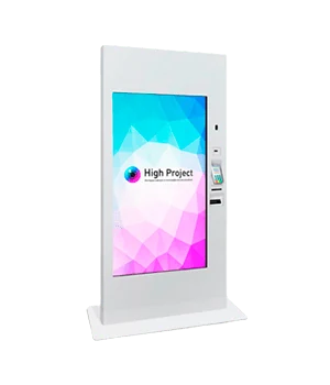 Напольный интерактивный киоск High Project с вертикальным экраном